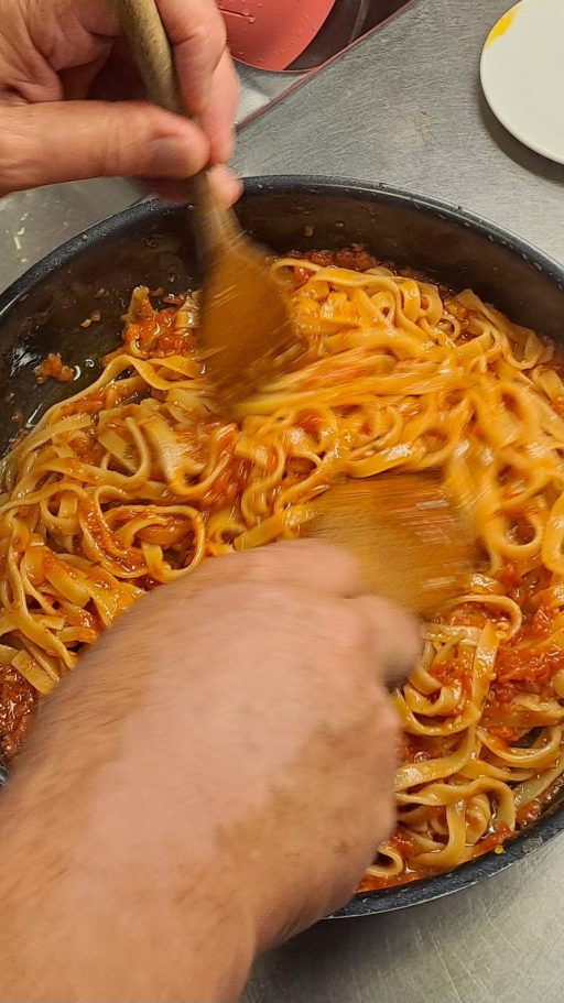 Tagliatelle med en god&nbsp;tomatsås