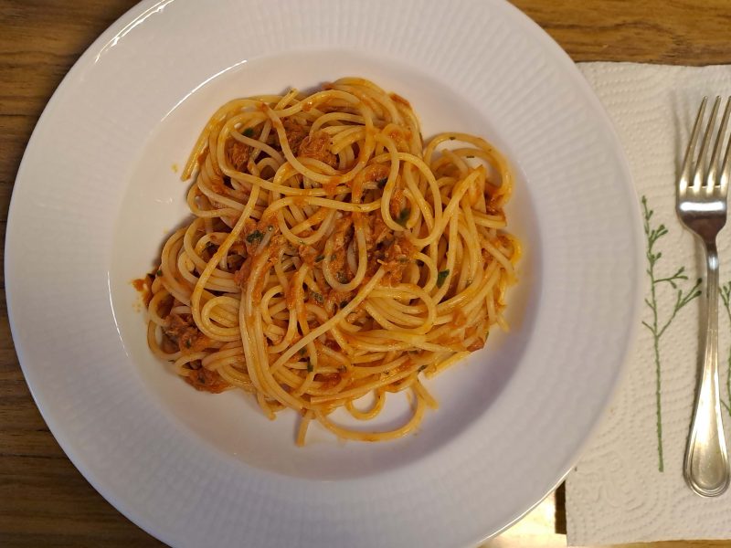 Tonfiskpasta – snabbt och&nbsp;enkelt